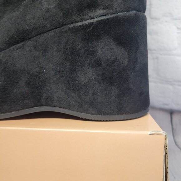 Wild Pair Women's Earlee Platform Faux Suede Zip-up Boots - Picture 8 of 8